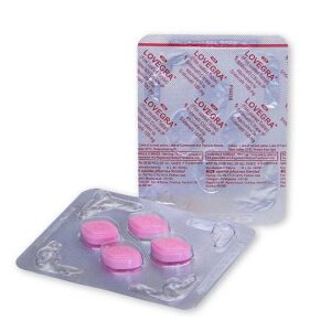 Lovegra růžová viagra pro ženy tablety krabička