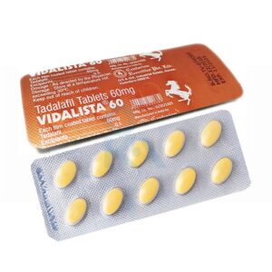 Vidalista60 10x60 mg tadalafil žluté tablety blistr krabičk